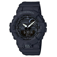 G-SHOCK 完美城市運動休閒概念藍芽錶-黑(GBA-800-1A)黑色/48.6mm