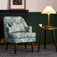 Floor Luxury Sofa Chair Nordic Modern Makeup Antique Solid Wood Chair Accent Cadeiras De Sala De Estar Theater Furniture