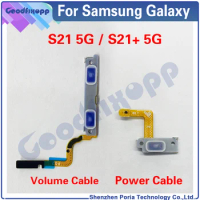 For Samsung Galaxy S21 5G SM-G991 G911 / S21+ 5G SM-G996 G996 Power ON OFF Volume Up Down Side Button Switch Key Flex Cable