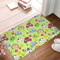 Keroro Non-slip Doormat Kero Platoon Bath Bedroom Mat Prayer Carpet Home Pattern Decor
