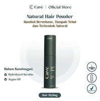 CAVE NATURAL HAIR POWDER 10GR | HAIR STYLING POWDER, HAIR STYLING RAMBUT PRIA, RAMBUT BERVOLUME, PEN