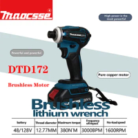 Maocsse DTD172 18V taladro inalambrico profesional power tools Electric screwdriver Suitable for Makita 18V battery wrench tools