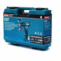 MESIN BOR CASH CORDLESS MAKITA HP 333 DWYE 10 MM BISA BOR BESI DAN BETON