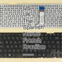 US UK Thai Spanish Nordic French Brazilian Keyboard For Asus X455L X455LA X455LB X455LD X455LF X455LJ X455LN X455W X455WA X455WE