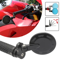 Motorcycle Rearview Mirror Handlebar CNC Aluminum End Bar Mirror For DUCATI Superbike Panigale 899 959 1199 1299 V2
