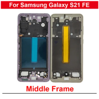 Middle Frame With Side keys Replacement Parts For Samsung Galaxy S21 FE S21FE