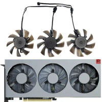 NEW 1LOT 75MM FD8015H12S FD7010H12S AMD Radeon VII GPU Fan，For XFX RX Radeon VII、ASUS RADEONVII-16G Graphics card cooling fan