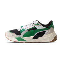 【PUMA】Trinity 2 男鞋 白黑綠色 膠底 復古 拼接 厚底 緩衝 運動 休閒鞋 40023003