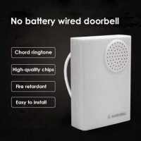 12V DC Wired Doorbell Door Access Control System Supporting Door Bell Chime for Home Office Wired
