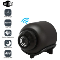 1080P HD Mini Camera Wifi IP Smart Indoor Night Vision AI Human Camcorder Audio Video Wireless for Home Security Surveillance