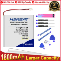 HSABAT 0 Cycle 1800mAh SP 624038 Battery for Sony WH-1000xM3 WH-1000MX4 WH-CH710N/B WH-XB900 WH-XB900N LIS1662HNPC