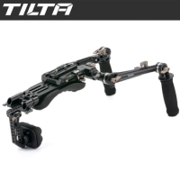 Tilta TA-LSR-B Lightweight Shoulder Rig – Black Tiltaing MANFROTTO ARCA Dual Quick Release Baseplate Supports Both Standards
