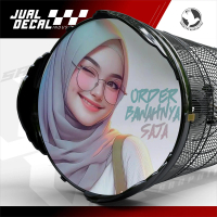 Khusus Order Stiker BAWAH Tebok Sangkar MURAI KACER ANIS Custom Decal Tebok Kandang Burung Variasi