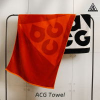 Nike 大毛巾 ACG Towel 浴巾 純棉 橘紅 雙面 運動毛巾 N100882020-1OS