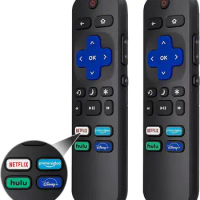 Remote Control For Roku TV And Built-in TCL/LG/Hisense/Philips/Sharp/Onn/Insignia/Element TV【Not for Stick and Box】