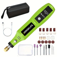 Three Speeds USB Cordless Rotary Tool Kit Woodworking Engraving Pen DIY For Jewelry Metal Glass Mini Wireless Drill