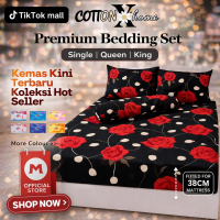COTTONXHOME B140 RAYA HOT SELLER S,Q,K Set Cadar Viral Murah 680TC PREMIUM QUALITY 4 IN 1 QUEEN 4 I