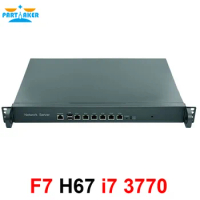 Firewall Appliance Intel LGA1155 with i7 3770 Proecssor 1U network appliance firewall H67SL with 6*82583V LAN