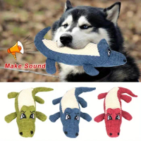Hot Crocodile Design Dog Toy Grinding Tooth Pet Interactive Game Toys for Animal Plush Toy Cat Pet Toys Training Dog Accessories