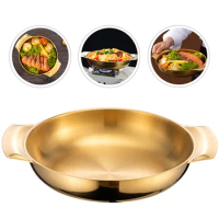 Double Handle Cooking Pot Household Cooking Pot Korean Style Food Cooking Pot Seafood Pot