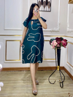 Daster Yukensi Bunny - Baju Tidur Malam -Pakaian Tidur Wanita Bahan Rayon -Daster Selutut baju dina