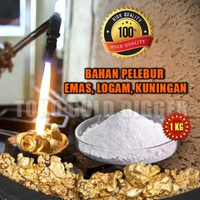 Serbuk pelebur emas, Bubuk Pelebur Emas, Serbuk bahan Pelebur Emas Kuningan Logam