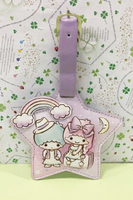 【震撼精品百貨】Little Twin Stars KiKi&amp;LaLa 雙子星小天使 Sanrio 旅行箱吊牌-星星造型#55811 震撼日式精品百貨