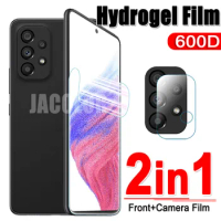 2in1 Hydrogel Film For Samsung Galaxy A53 A52s A52 A51 5G UW 4G Camera Lens Soft Phone Screen Protector A 52s 53 52 s 51 5 4 G