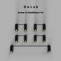 Owlab Owlstabs Screw-in Stabilizers V3 PCB Mount Keycap Stabilisers Screw in Mechanical Keyboard Spa