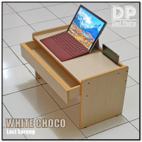 MEJA LESEHAN FOLKE WOODPANEL // KERJA BELAJAR ANAK DEWASA LAPTOP TABLET HP // KNOCKDOWN PARTIKEL Fur