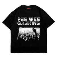 KAOS T-Shirt BAND PEE WEE GASKINS-MIDDLE PINGER Bahan Tebal Cotton Combed 24s baju distro kain katun