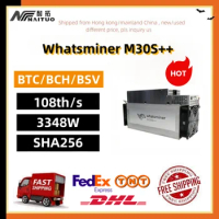 Brand new Bitcoin Miner Whatsminer m30S++ 108t hashrate SHA256 Crypro Rig Mining crypto Asic Miner