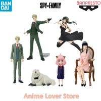 In Stock Bandai Original BANPRESTO Vibration Stars SPY×FAMILY Yor forger Loid Forger Anya Forger Anime Figure Toys for Kids Gift