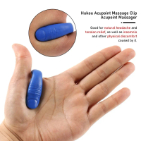 Alat Pijat Tangan Sendi Jari Akupresur Acupoint 5cm - INU28 - Blue