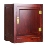 泰力保險箱中式3c認證床頭櫃保險櫃63厘米高紅木色實木外箱密碼防盜小型家用辦公室隱形大型文件金櫃保密櫃