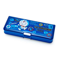 小禮堂 哆啦A夢 多功能雙開鉛筆盒 (藍道具款)