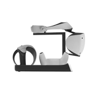 For PS VR2 Handle Charging Base VR Helmet Storage Stand VR2 Multi-Function Charger PS5 Handle Charging Base