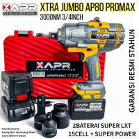 Apr RAJA impact wrench xtra jumbo 3/4inch type AP80PROMAX 3000NM garansi resmi ORIGINAL.