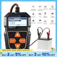 KW208 Car Battery Tester 100 to 2000CCA Cranking Charging Circut Tester Battery Analyzer 12 Volts Battery Tool For All 12V Cars