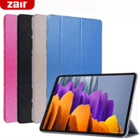 Tablet Case For Samsung Galaxy Tab S7 S8 S9 11 T870 T875 T876B X700 X706 X710 X716 PU Leather Trifold Stand Flip Cover