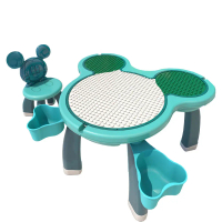 Bonne Nuit 迪士尼兒童遊戲桌(一桌一椅) 多款可選-湖水綠