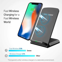 Wireless Charger,10W Max Wireless Charging Stand, Compatible with iPhone 14/14 Plus/14 Pro/14 Pro Max/13/13 Mini/13 Pro Max/SE