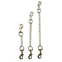 Double Metal Hook 15cm To 35cm Chain For Restraint Bondage Bdsm Handcuffs Convenient Connection Lock Adult Sex Toys