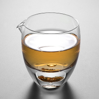 金箔玻璃公道杯加厚耐熱水晶分茶器單個功夫泡茶杯家用公杯