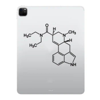 LSD Molecule Decal Laptop Sticker for iPad 9.7 Pro 11 Air 4 Mini 6 Macbook Cover Skin Vinyl Tablet PC Huawei Asus Notebook Decor