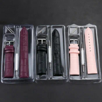 leather Watch strap 10mm 12mm 14mm 16mm 18mm 20mm 21mm 22mm 24mm Bamboo grain crocodilemm True genuine strap with box