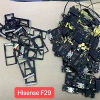 For Hisense F29 USB Charging Charge Dock Port Microphone Connector Flex Cable Board+SIM Card Tray Slot Holder Adapter Socket