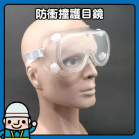 【工仔人】防塵護目鏡 安全防護眼鏡 防風防飛沫 實驗用防濺射 2入(MIT-1621)