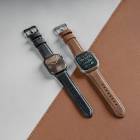 【MAGEASY】Apple Watch Nappa 小牛皮革錶帶(支援最新S10)