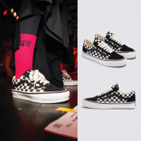 【VANS 官方旗艦】Premium LX Old Skool 男女款黑白色棋盤格滑板鞋